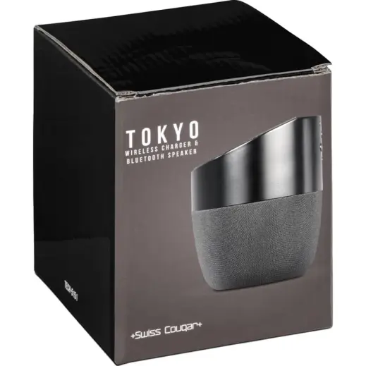 Swiss Cougar Tokyo Wireless Charger & Bluetooth Speaker Gift Box